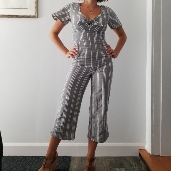 Striped Jumpsuit - Picture 1 of 2